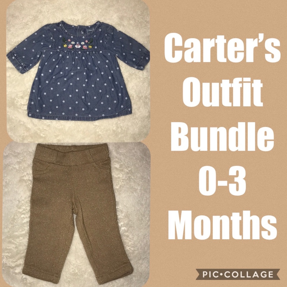 Carter’s Styling Bundle 0-3 Months Worn Baby Girl